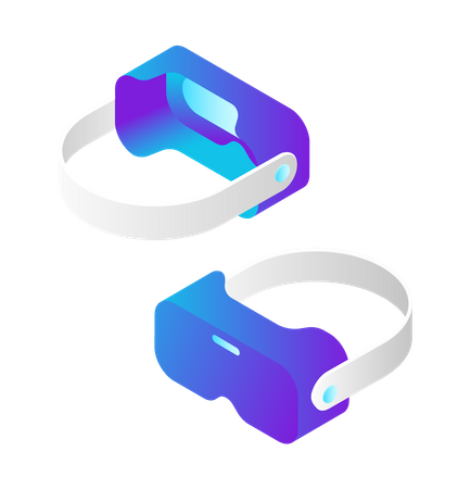 Virtual Reality glasses  Illustration