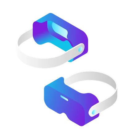 Virtual Reality glasses  Illustration