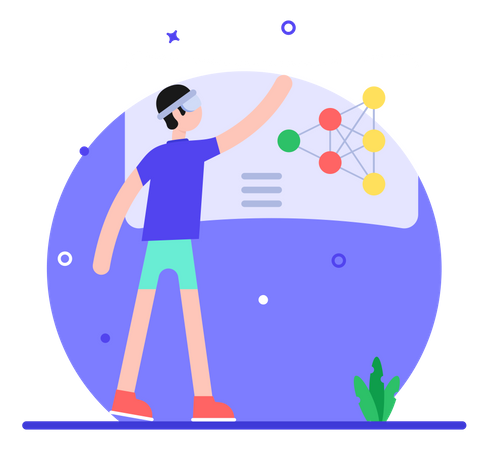 Virtual Reality  Illustration