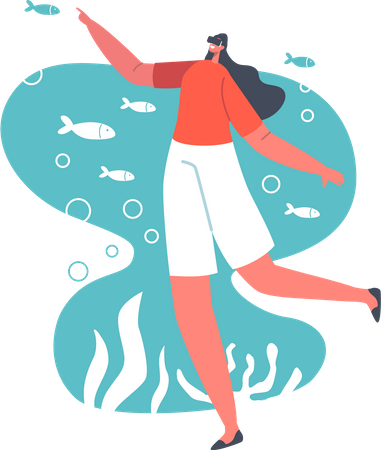 Virtual Sea Experience  Illustration