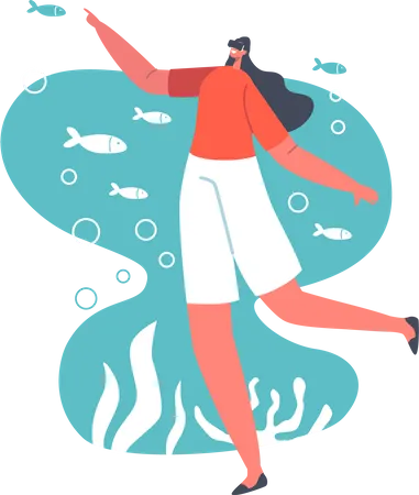 Virtual Sea Experience  Illustration