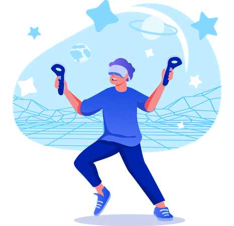 Virtuelle Realität  Illustration