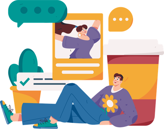 Virtuelle Veröffentlichung  Illustration