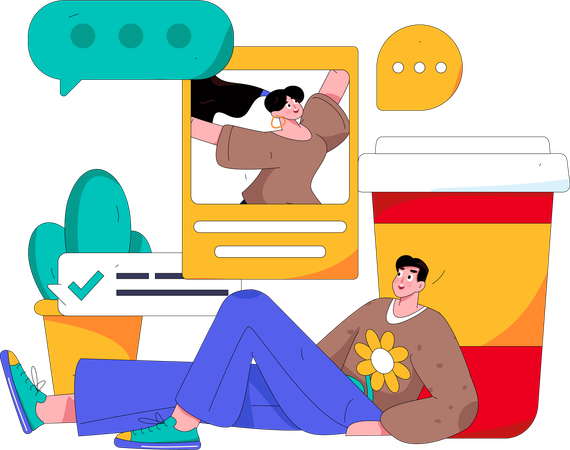 Virtuelle Veröffentlichung  Illustration