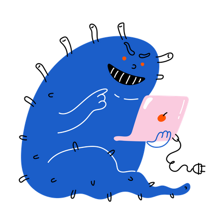 Virus Attack  イラスト