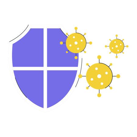 Virus Protection  Illustration