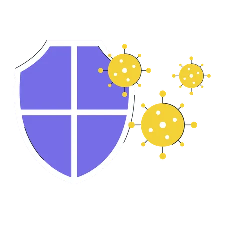 Virus Protection  Illustration