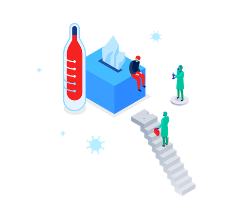 Virus test  Illustration