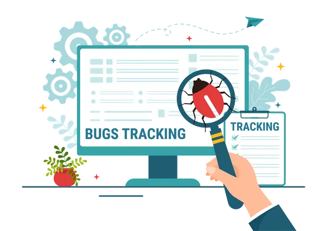 Virus Tracking  Illustration