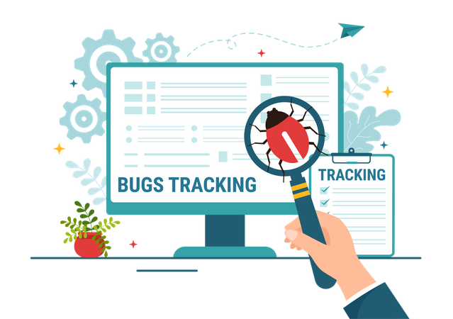 Virus Tracking  Illustration