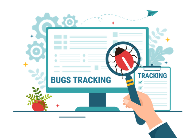 Virus Tracking  Illustration