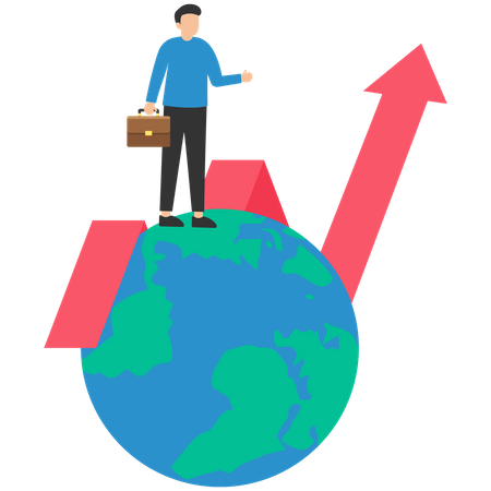 Visão econômica mundial  Illustration