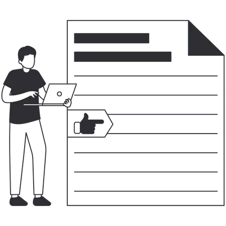Vision And Scope Document  Illustration