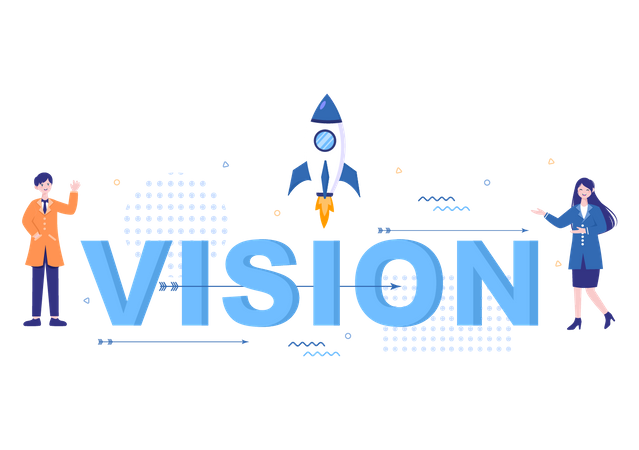 Vision d'entreprise  Illustration