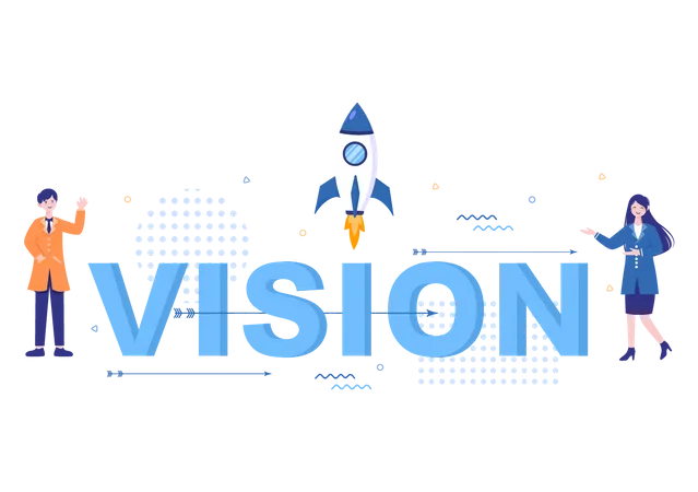 Vision d'entreprise  Illustration