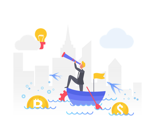 Vision d'entreprise  Illustration