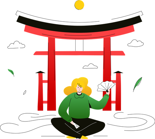 Visit Japan  イラスト