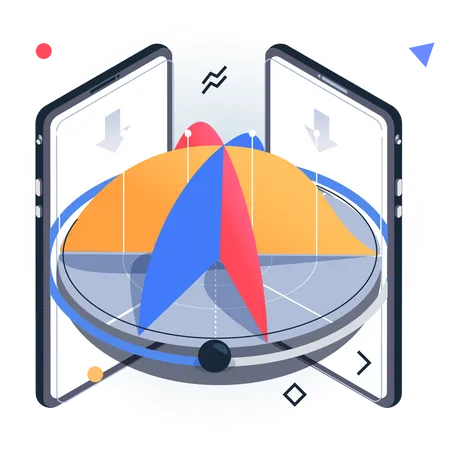 Visualisation des données d'entreprise  Illustration