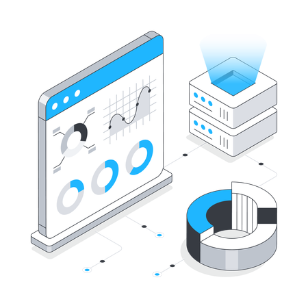 Visualização de dados  Illustration