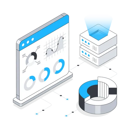 Visualização de dados  Illustration