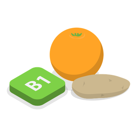 Vitamins And Minerals  Illustration