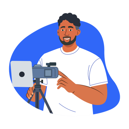 Vlogger  Illustration