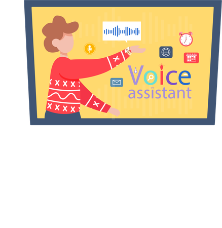 Voice assistant  Illustration