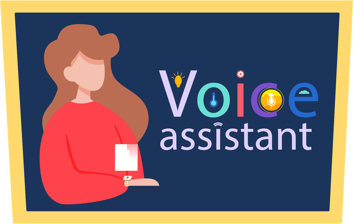 Voice assistant  Illustration