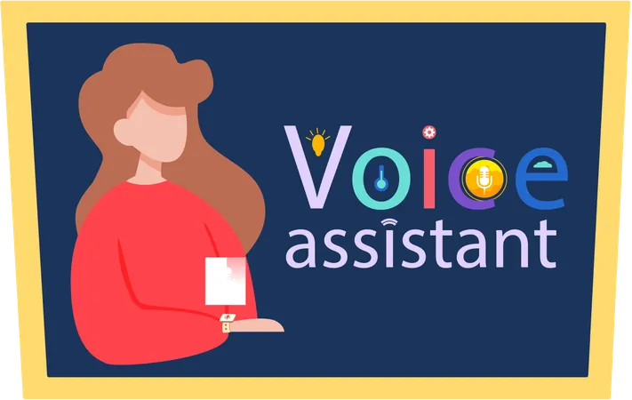 Voice assistant  Illustration