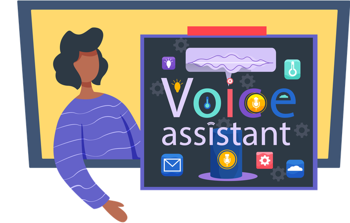 Voice assistant  Illustration