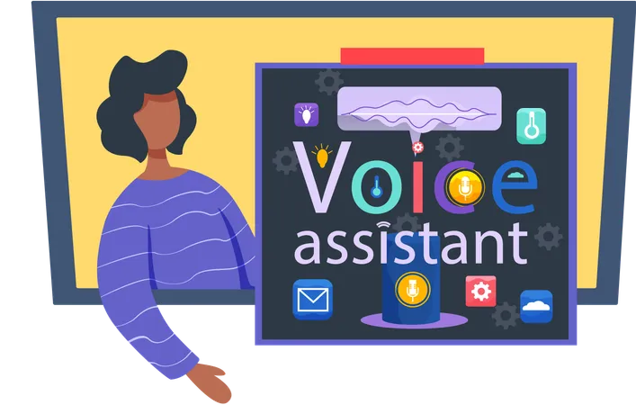 Voice assistant  Illustration