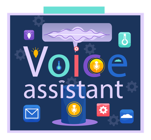 Voice assistant  Illustration