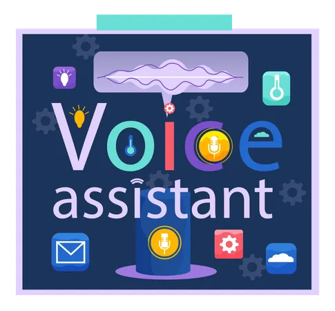 Voice assistant  Illustration