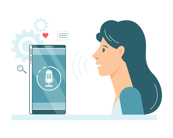 Voice assistant  Illustration