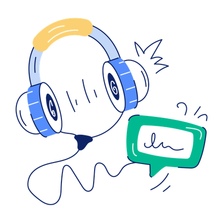Voice Chat  Illustration