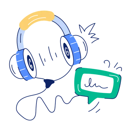 Voice Chat  Illustration