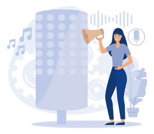 Voice Command Device  Illustration