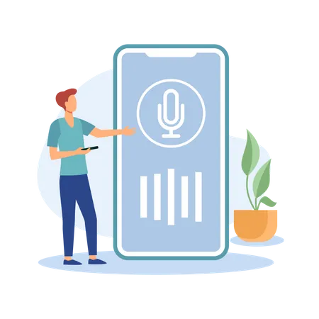 Voice control  Illustration