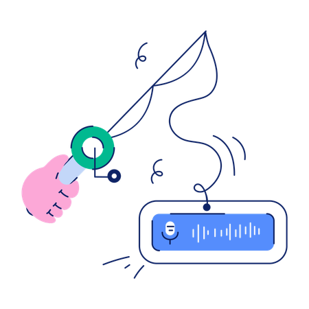 Voice Message  Illustration
