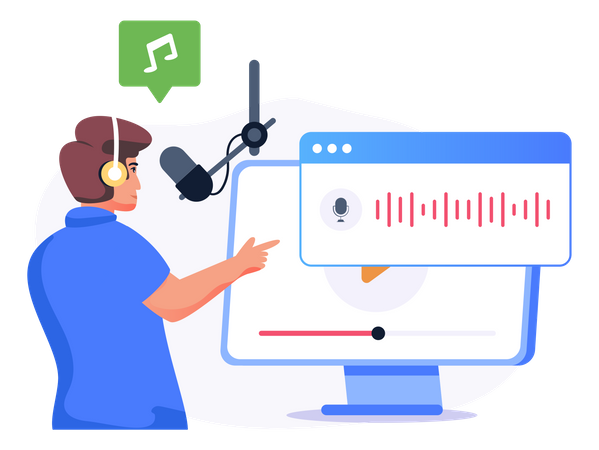 Voice Recording  Illustration