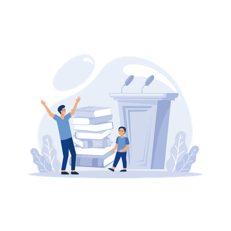 Voice training  Illustration