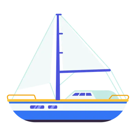 Bateau à voile  Illustration