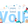 illustrations for voip