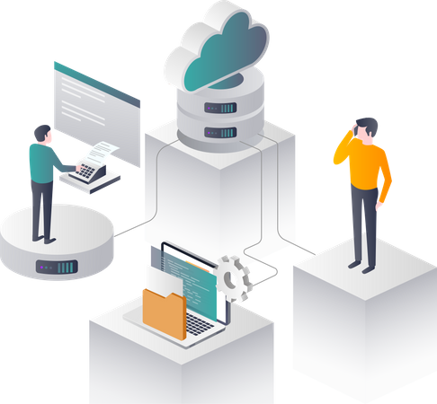 VoIP dans le cloud  Illustration