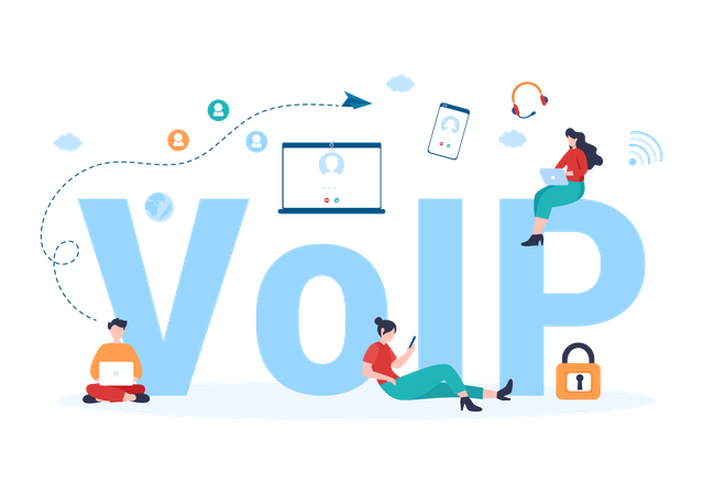 VOIP  Illustration