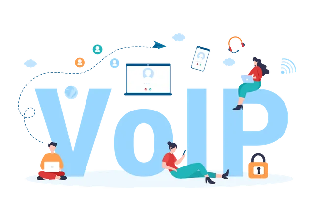 VOIP  Illustration