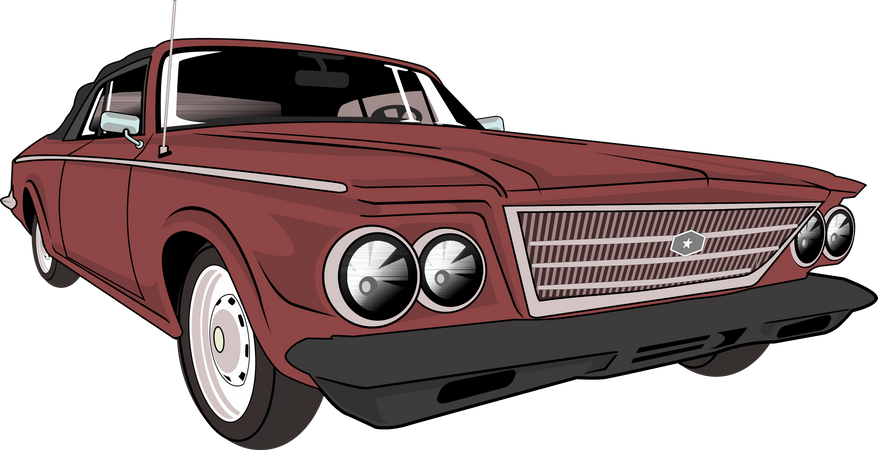 Voiture classique  Illustration