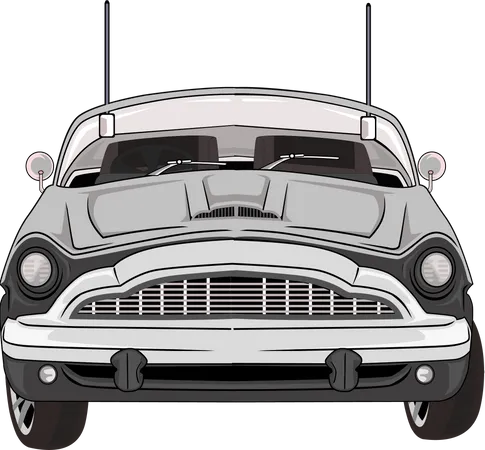 Voiture classique  Illustration