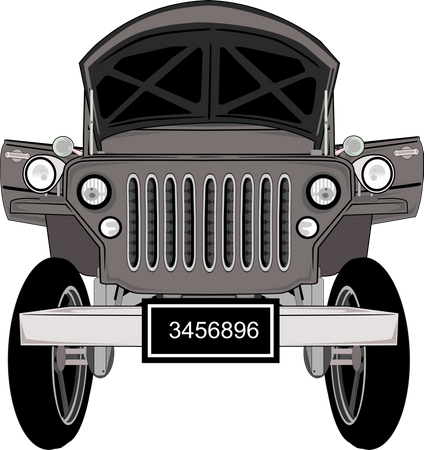 Voiture classique  Illustration