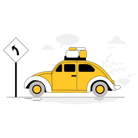 Voiture de tourisme  Illustration